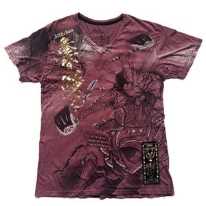 Affliction 108 Heroes Of The Suikoden By Horiyoshi Ill Large
Vneck T-Shirt Large